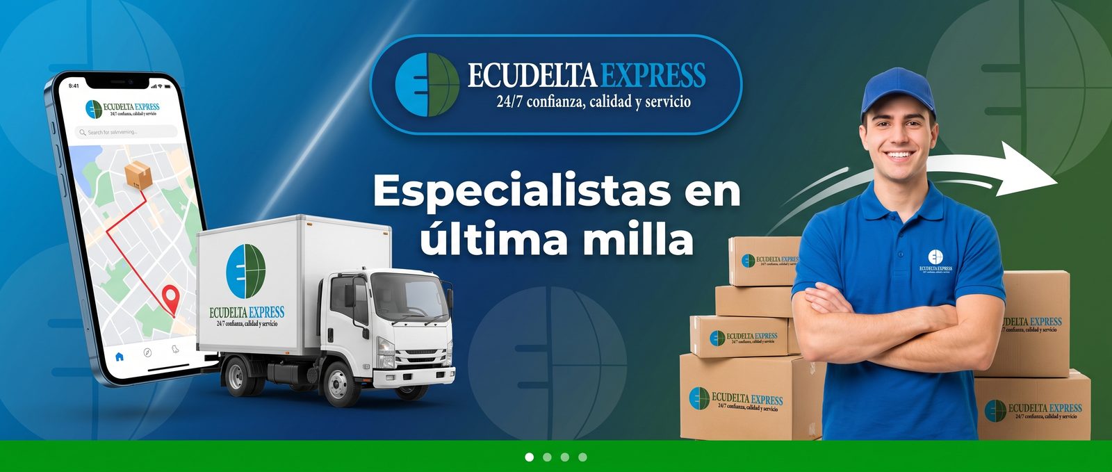 Ecudelta Express — Especialistas en última milla, 24/7 confianza, calidad y servicio