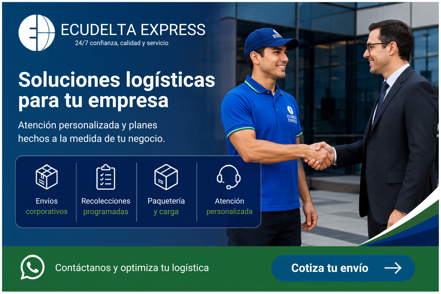 Soluciones logísticas para tu empresa — atención personalizada